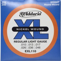 Encordoamento p/ Guitarra D´Addario EXL110 Light Gauge 010-046