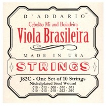 Encordoamento D'Addario J82C para Viola Brasileira