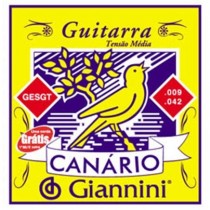 Encordoamento P/ Guitarra GESGT Giannini Tensão Media (Canário)
