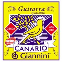 Encordoamento P/ Guitarra GESGT Giannini Tensão Media (Canário)